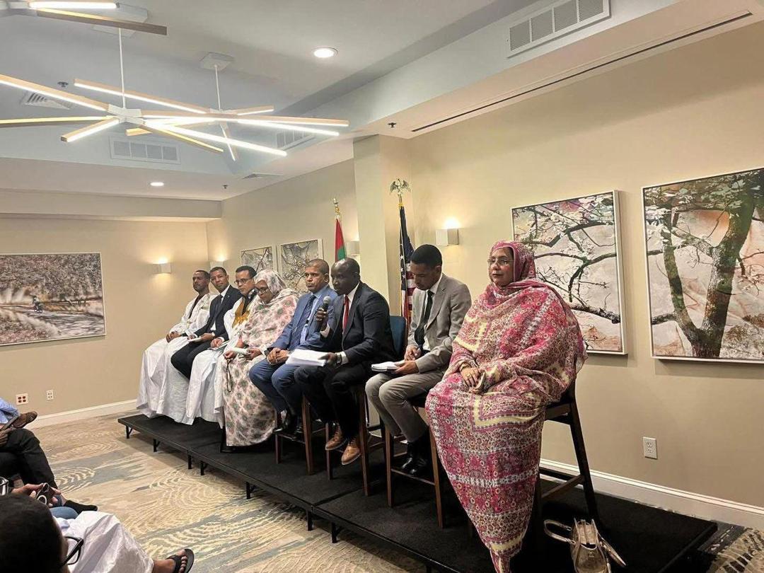 بعثة وزارة الشؤون الخارجية إلى القارة الأمريكية تلتقي الجالية الموريتانية في الولايات المتحدة الأمريكية