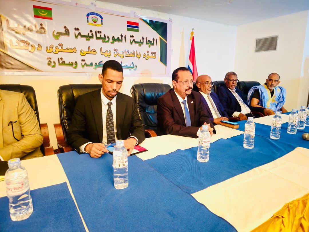بعثة وزارة الخارجية لإفريقيا تعقد لقاءً بالجالية الموريتانية في غامبيا